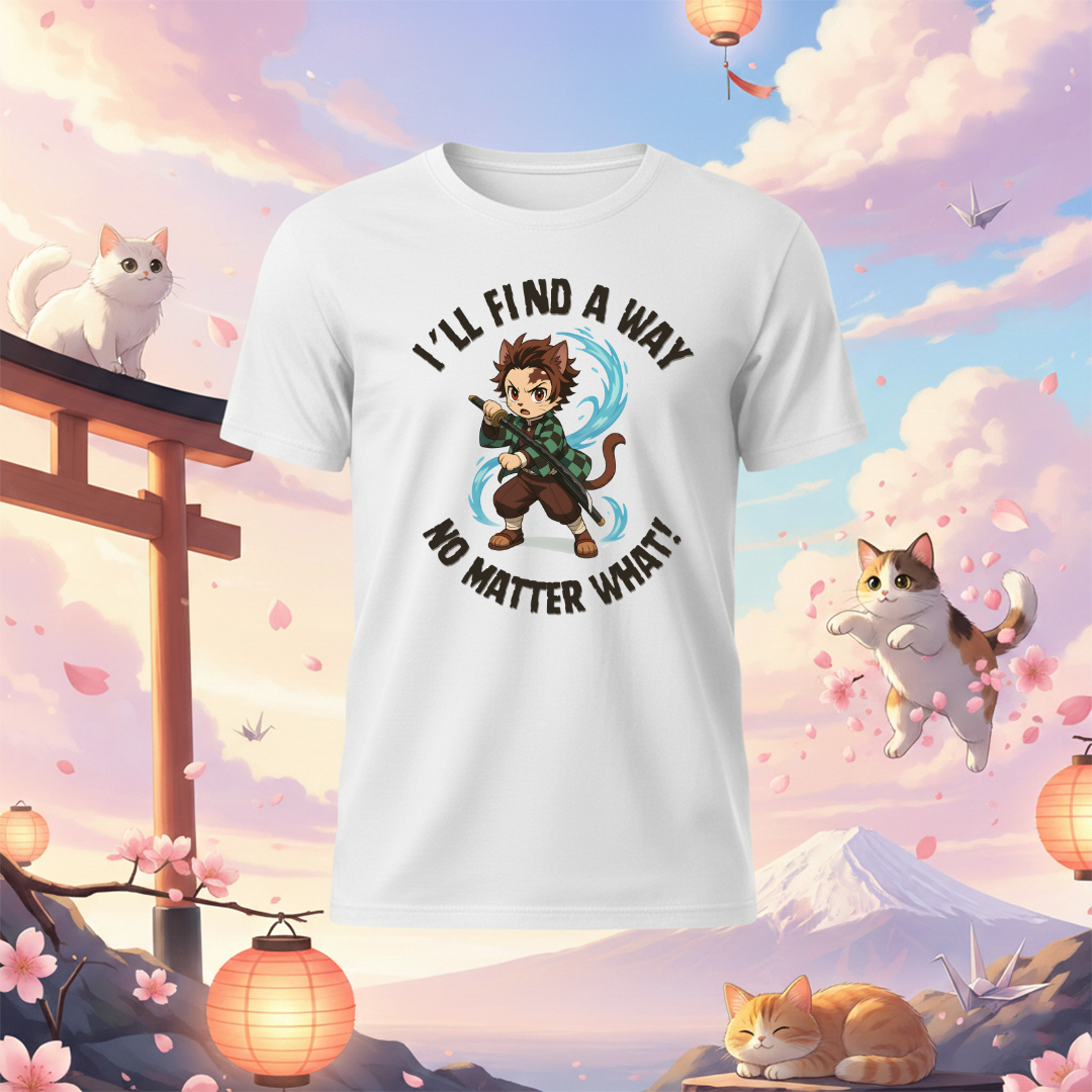 Tanjiro Cat T-Shirt