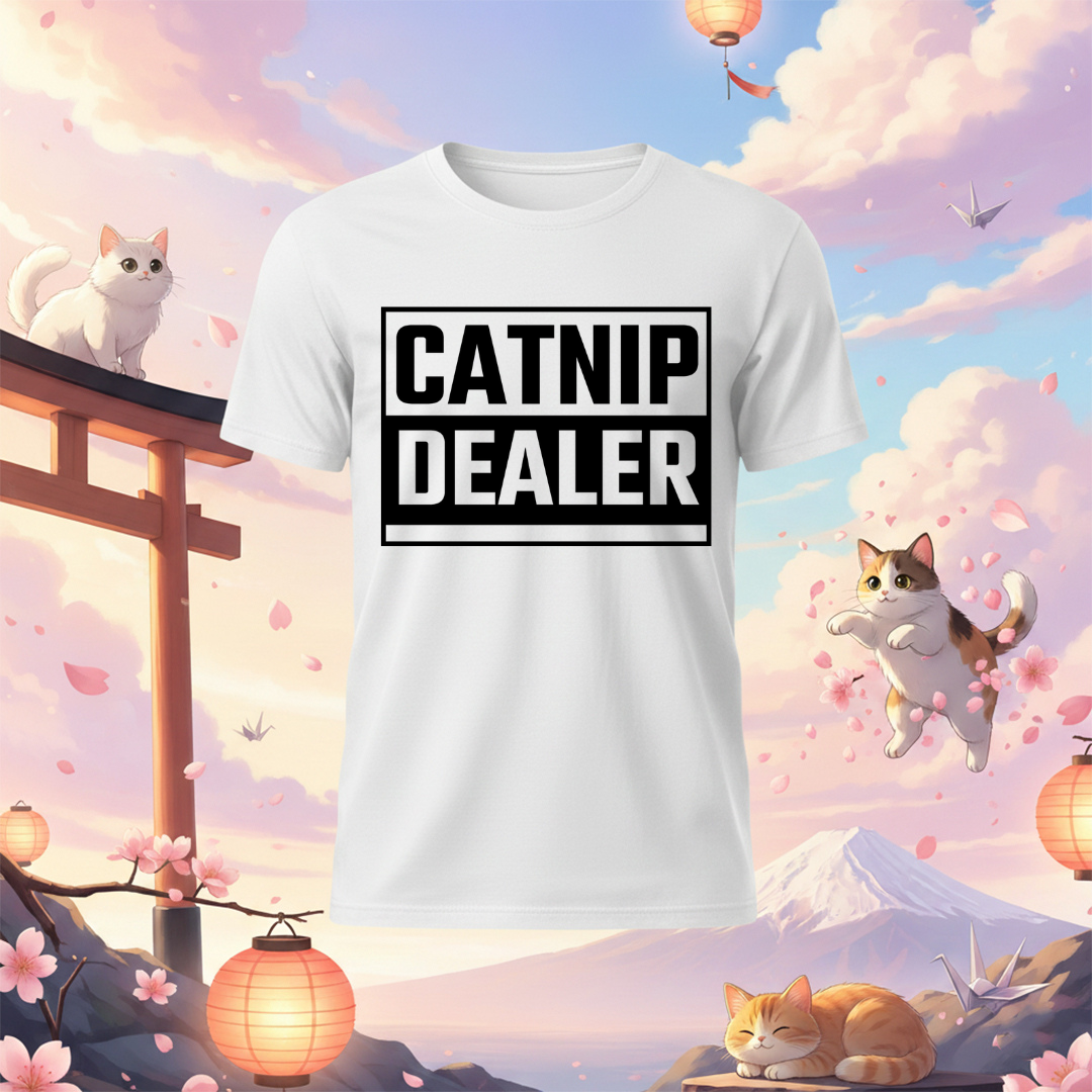 Catnip Dealer Cat T-Shirt