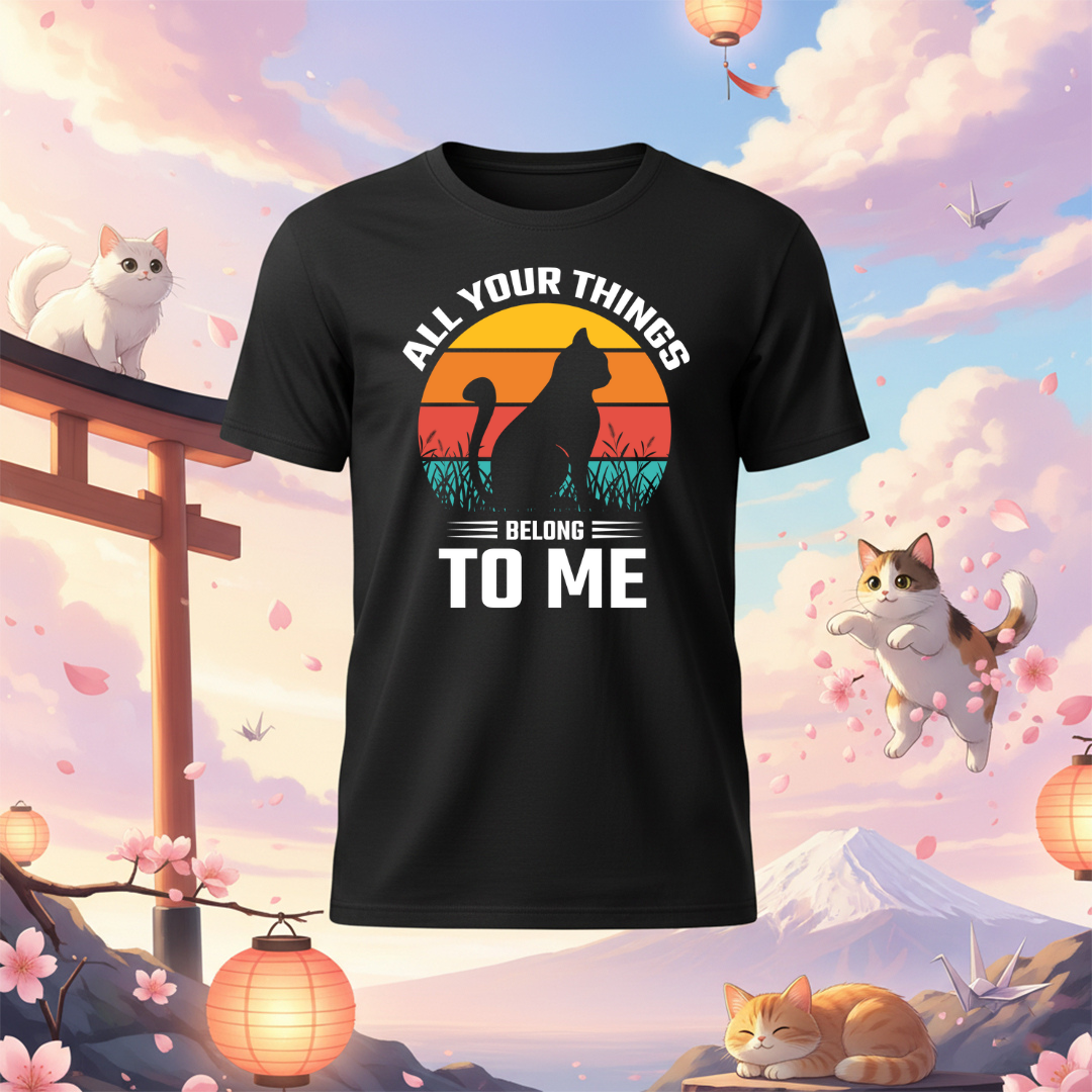 All Your Things Funny Cat T-Shirt