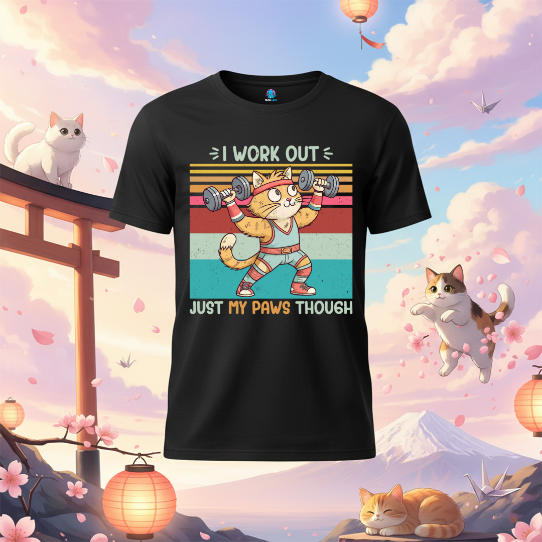 I work Out Cat T-Shirt