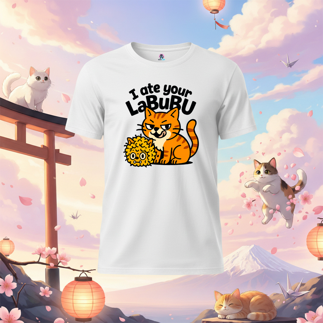 Ate Your Labubu Cat T-Shirt