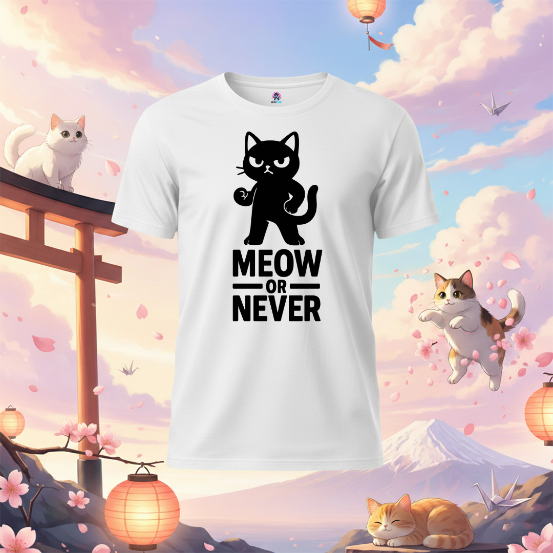 Meow Or Never Cat T-Shirt