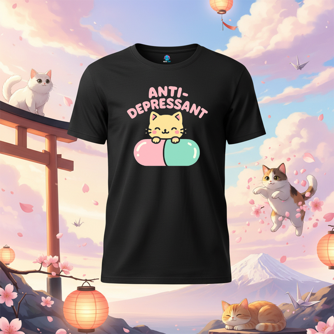 Anti-Depressant Cat T-Shirt