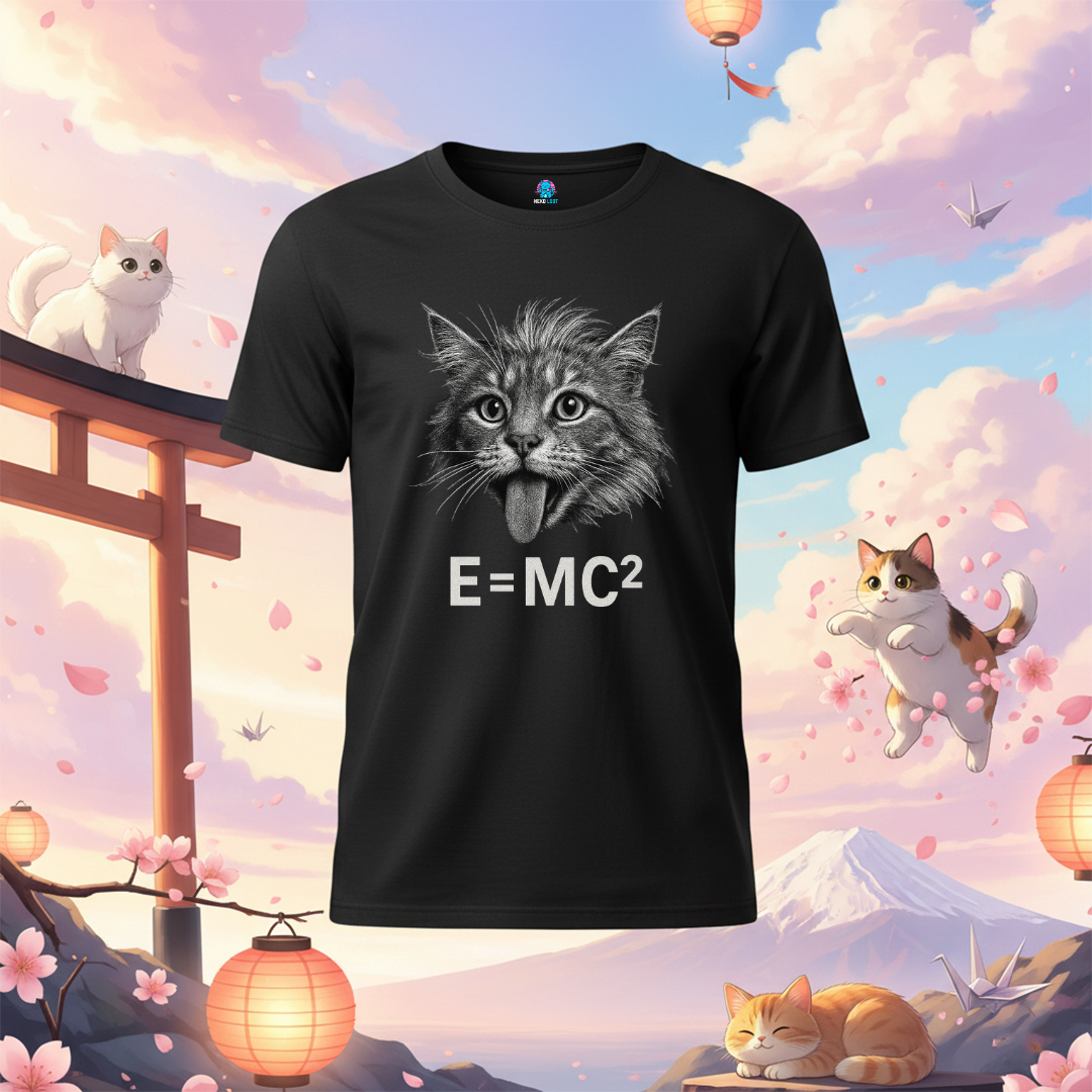 Einstein Cat T-Shirt