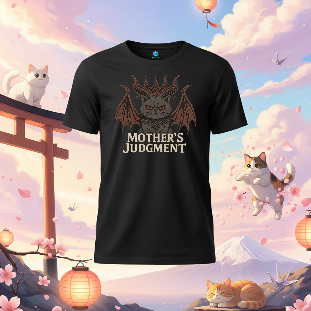 Mother Judgement Cat T-Shirt