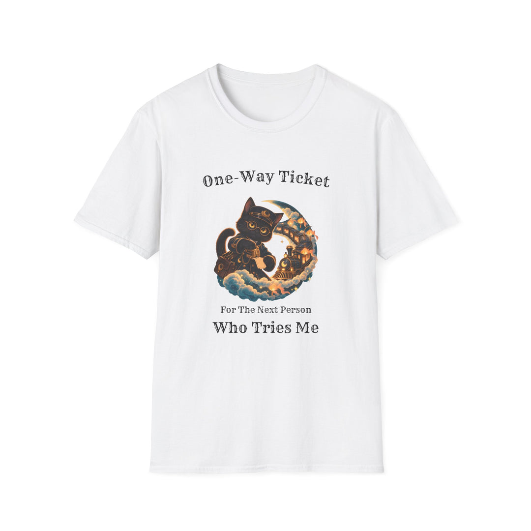 Spirit Train Inspector Cat T-Shirt