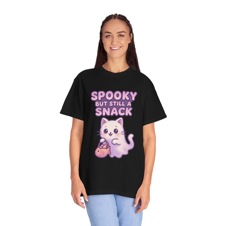 Spooky Snack Clever Cat T-Shirt