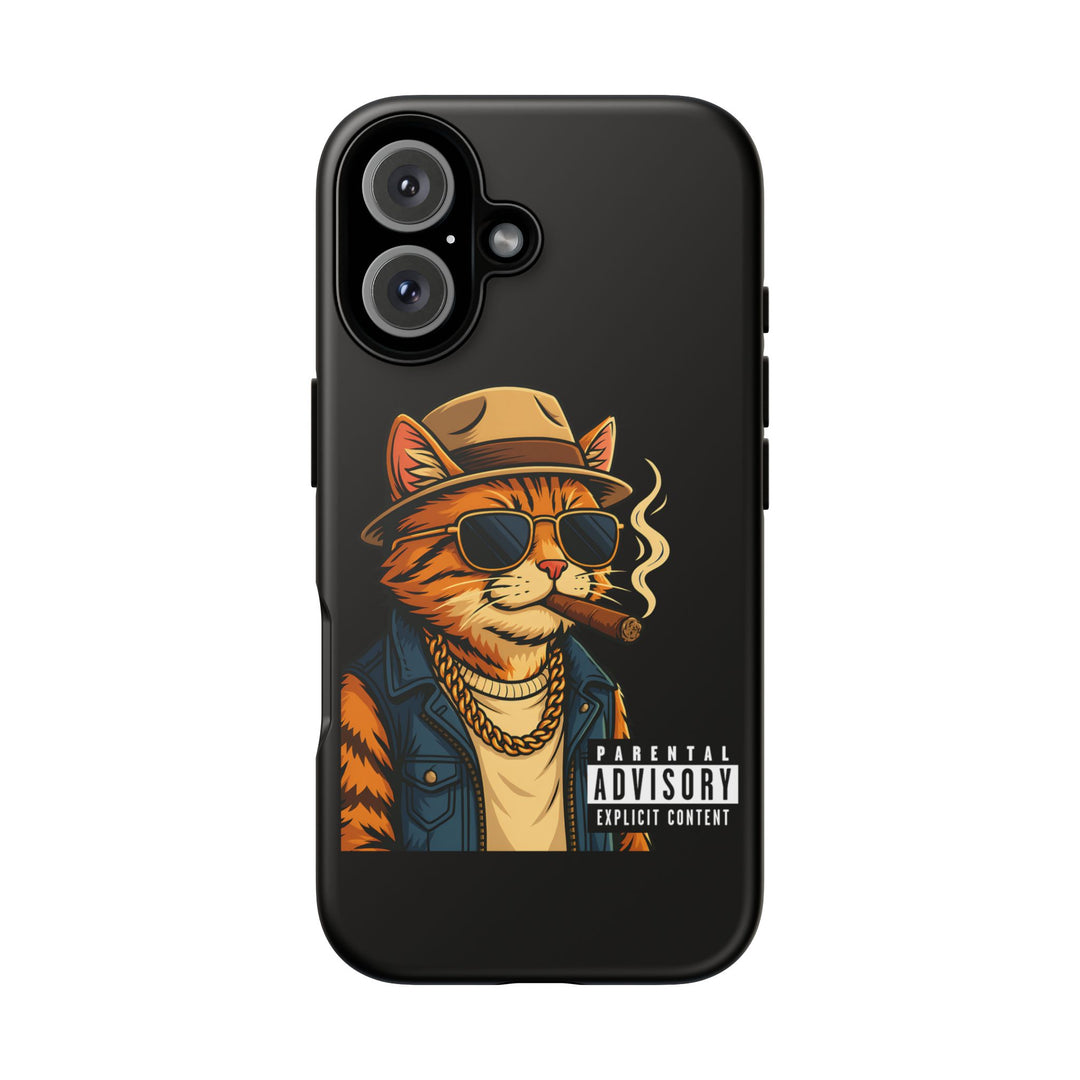 Parental Advisory Cat Phone Case