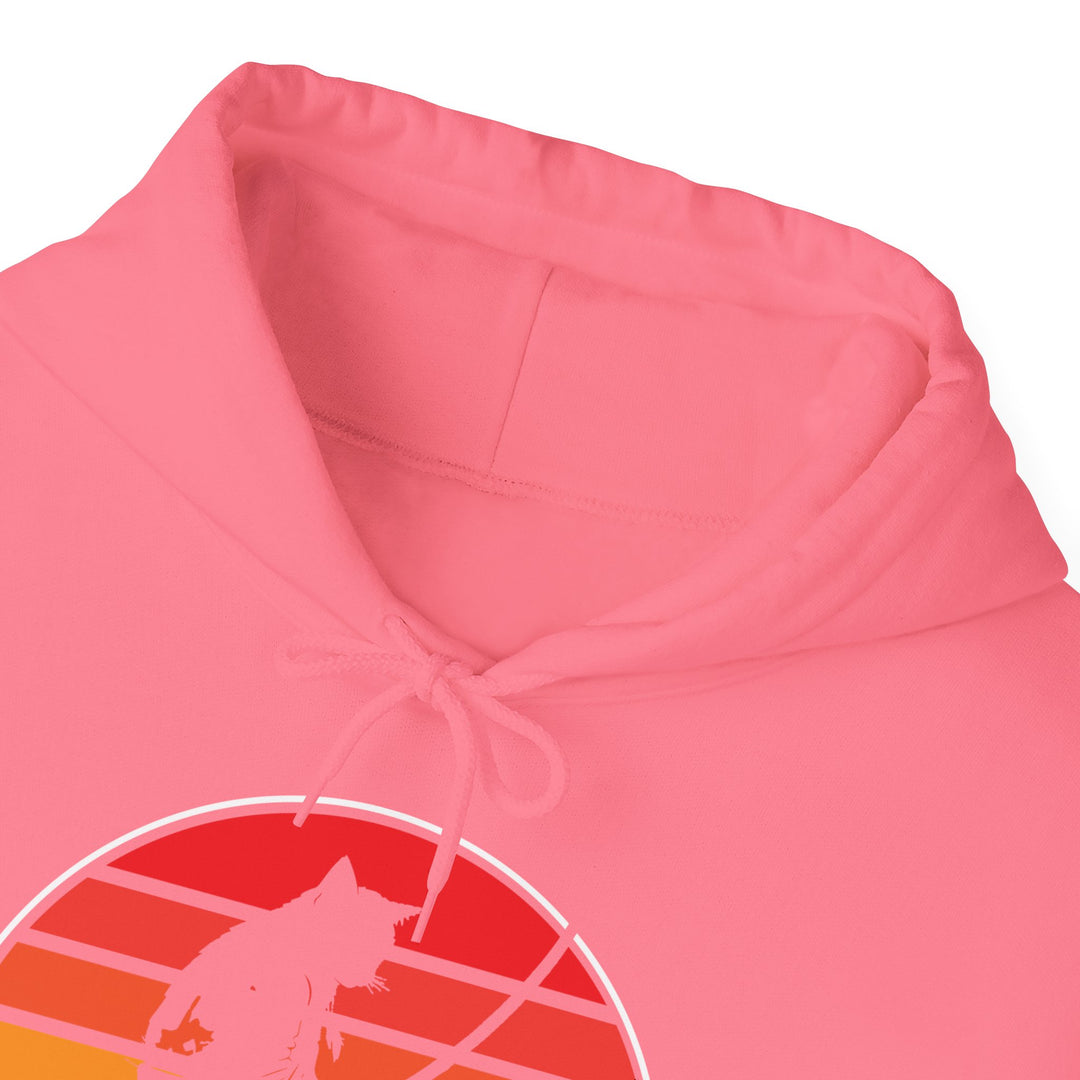 Samurai Cat Sunset Hoodie