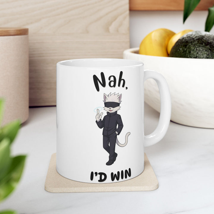 Funny Cat Themed Ceramic Mug - Perfect Gift for Cat Lovers, Coffee Lovers, Pet Parents, Birthday, and Holidays