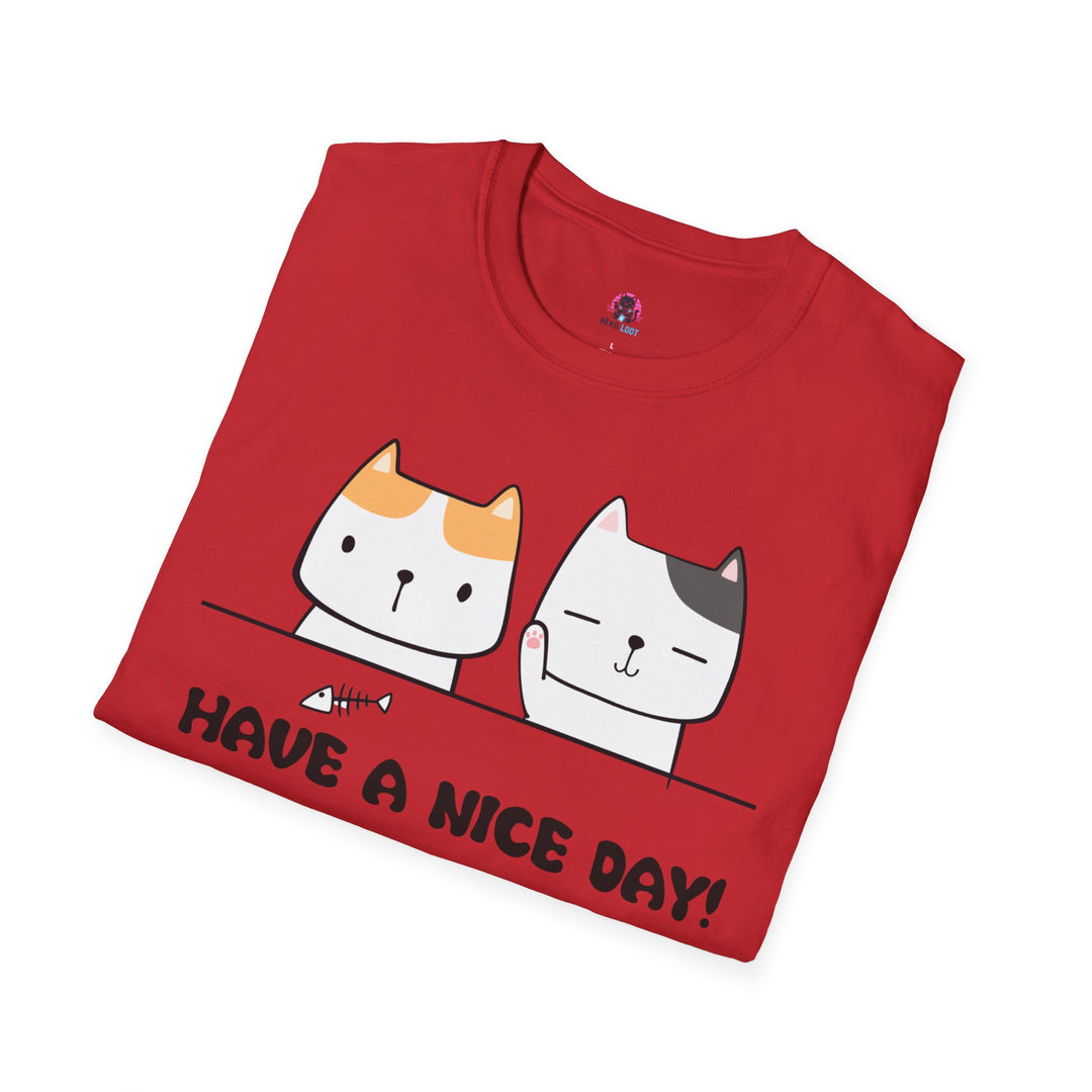 Nice Day Cat Graphic T-Shirt