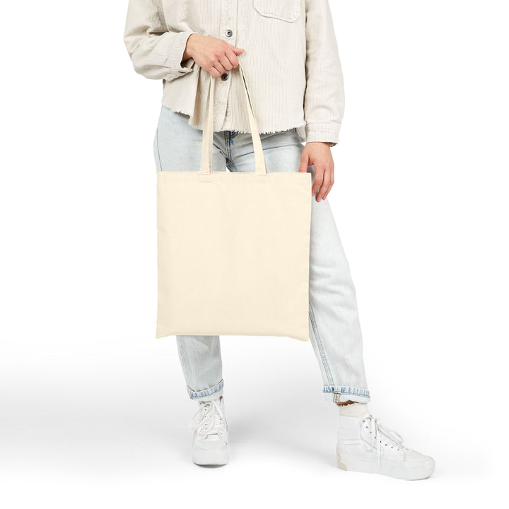 Cute Cat Warrior Cotton Canvas Tote Bag, Eco-Friendly Shopping Tote, Anime Tote, Cute Gift for Pet Lovers, Durable Shoulder Bag