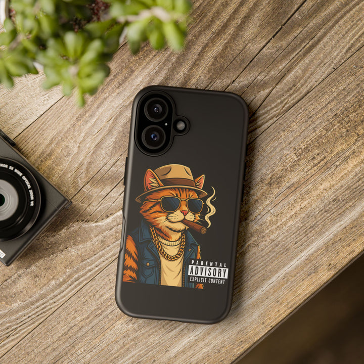 Parental Advisory Cat Phone Case