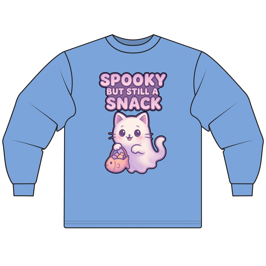 Spooky Snack Cat Long Sleeve T-Shirt