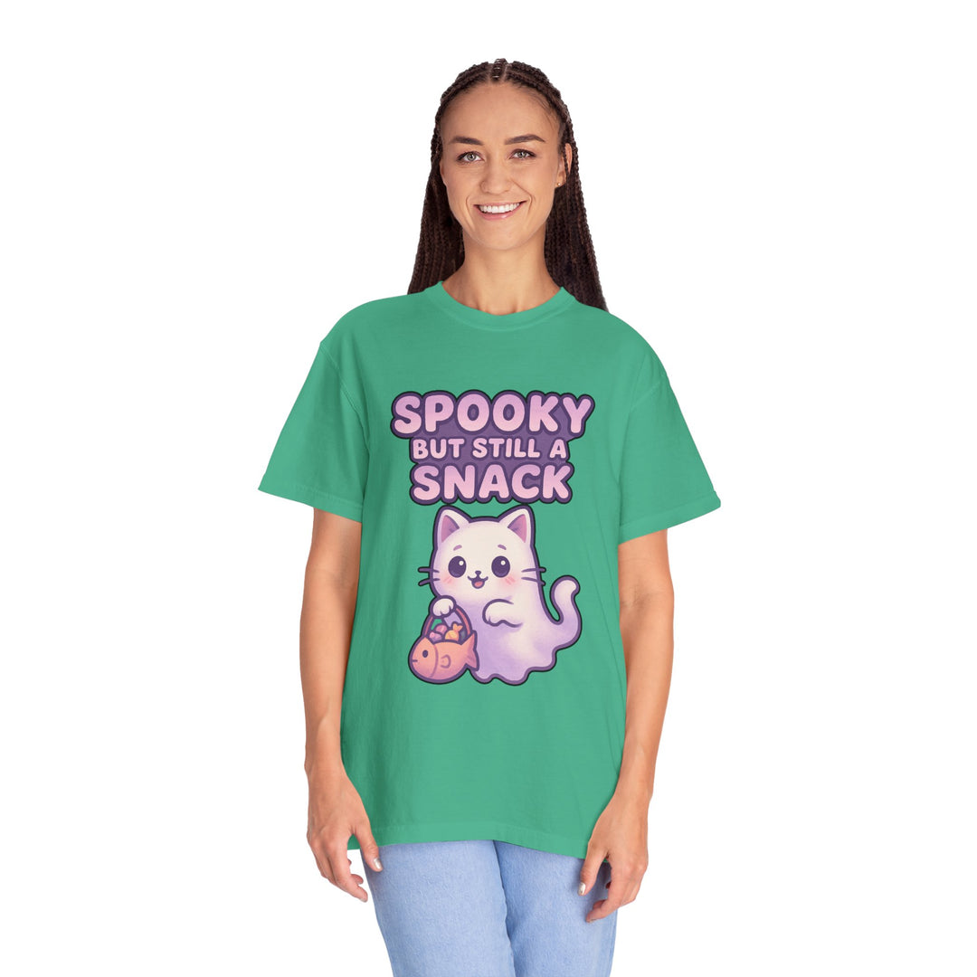 Spooky Snack Clever Cat T-Shirt