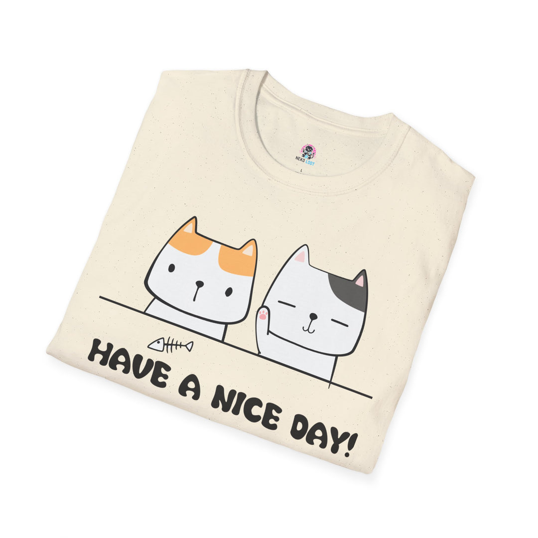 Nice Day Cat Graphic T-Shirt