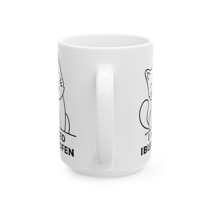 Funny Cat Ceramic Coffee Mug - 11oz & 15oz, Gift for Pet Lovers, Humorous Mug, Cute Cat Lover Decor, Perfect Birthday Present