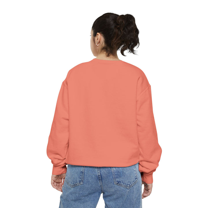 Cute Cat Character Sweatshirt Featuring a Whimsical Feline in a Cheerful Anime Inspired Pose for Fans of Unique Graphics Animal Lover Apparel Fun Fashion Casual Wear