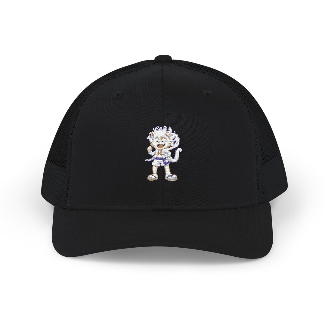 Stylish Snapback Trucker Cap with Unique Embroidery, Cool Hat for Men and Women, Perfect for Casual Outings, Gifts, Outdoor Events