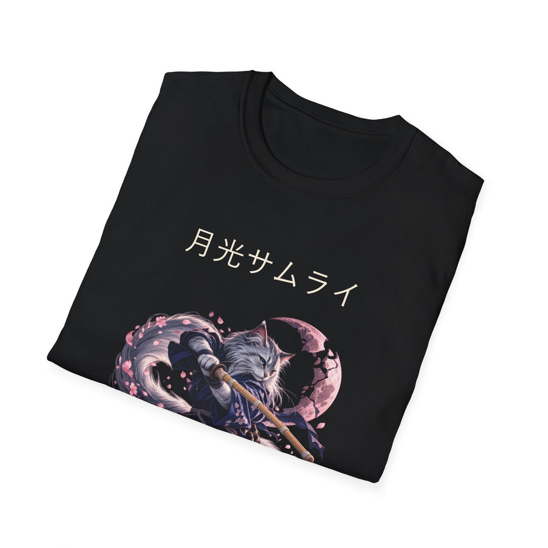 Moonlight Sword School Cat T-Shirt