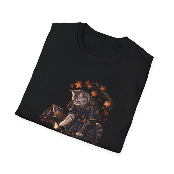 Samurai Window Guardian Cat T-Shirt