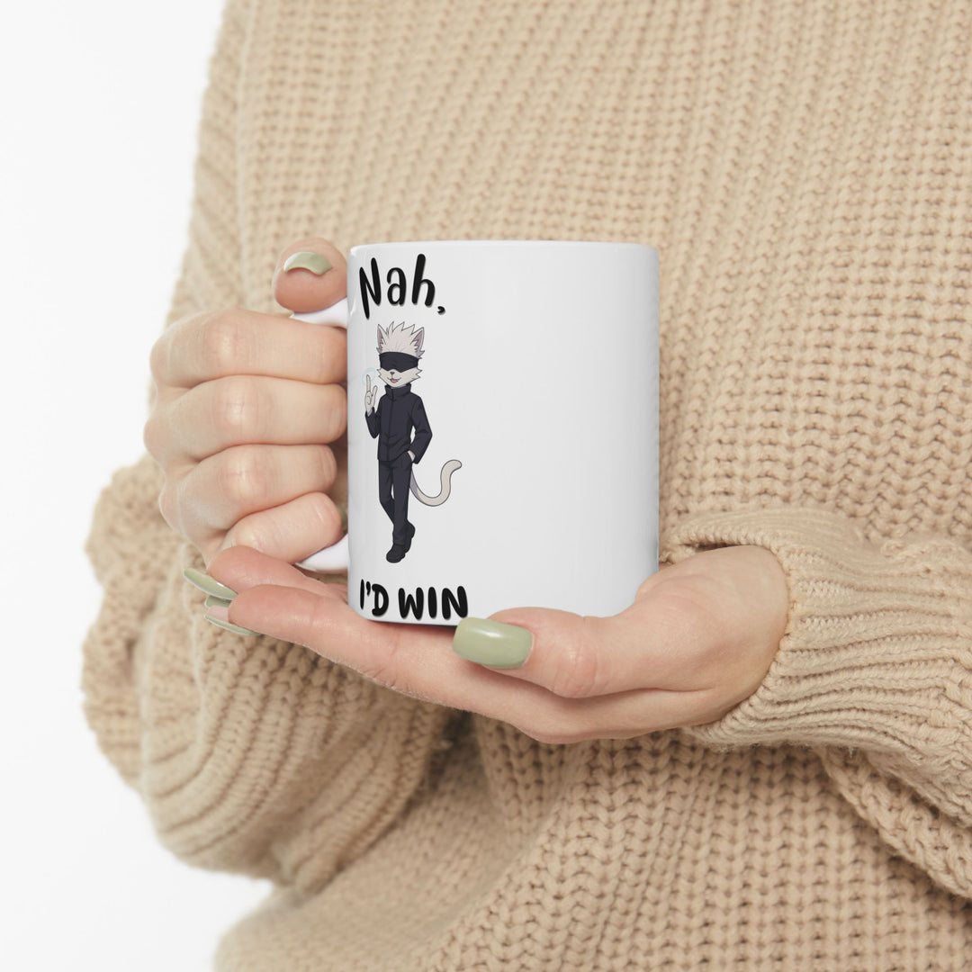 Funny Cat Themed Ceramic Mug - Perfect Gift for Cat Lovers, Coffee Lovers, Pet Parents, Birthday, and Holidays