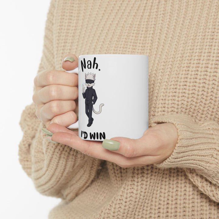 Funny Cat Themed Ceramic Mug - Perfect Gift for Cat Lovers, Coffee Lovers, Pet Parents, Birthday, and Holidays