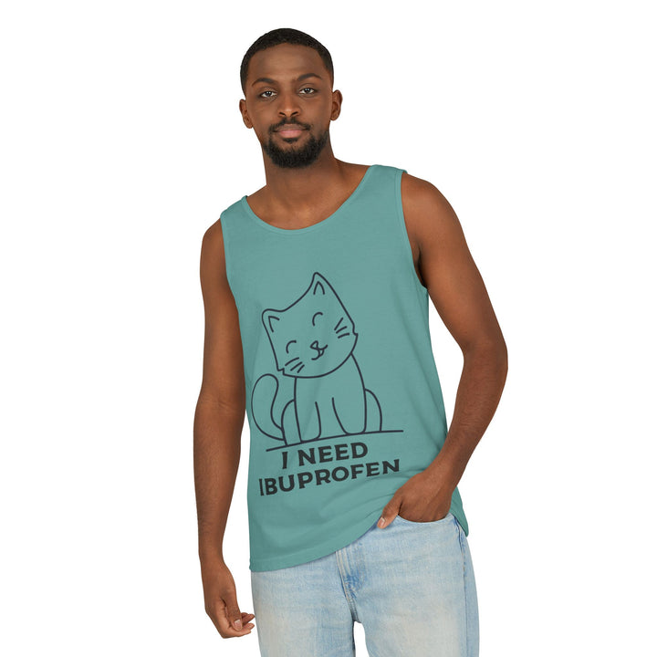 Funny Cat Tank Top, Summer Tee, Gifts for Cat Lovers, Cute Animal Apparel, Relaxing Casual Wear, Women's Funny Shirt