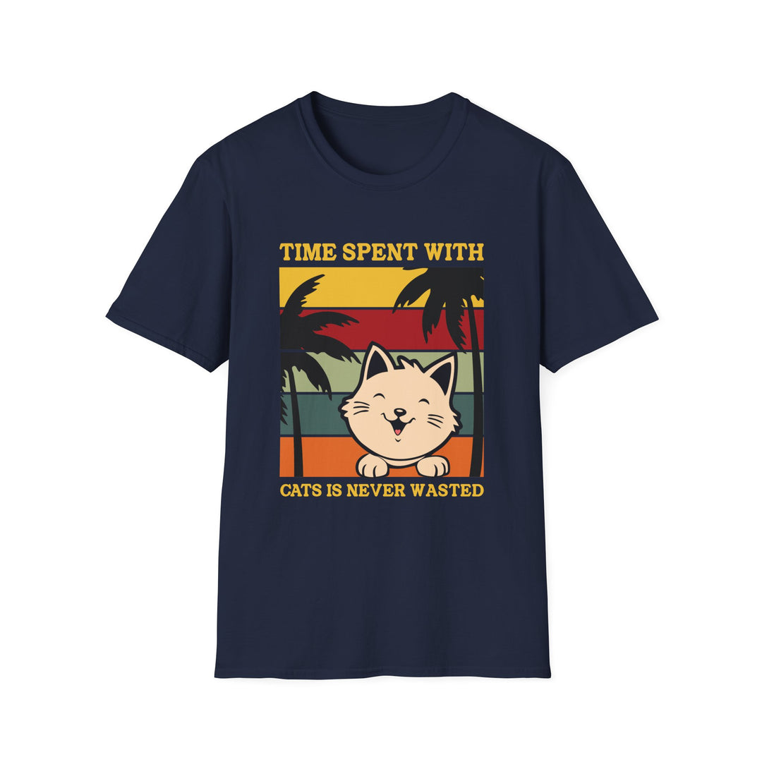 Funny Cat Time Wasted T-Shirt