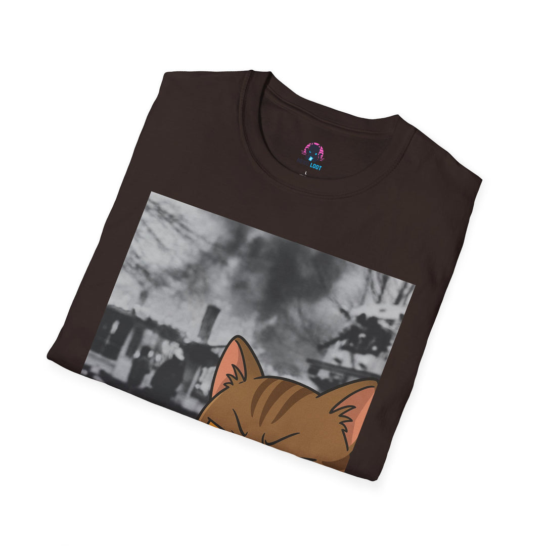 Disaster Cat Meme T-Shirt