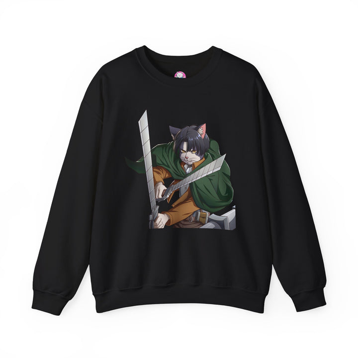 Anime-Inspired Cat Warrior Crewneck Sweatshirt, Cozy Unisex Sweatshirt, Gift for Anime Lovers, Perfect for Fall and Winter, Cute [...]