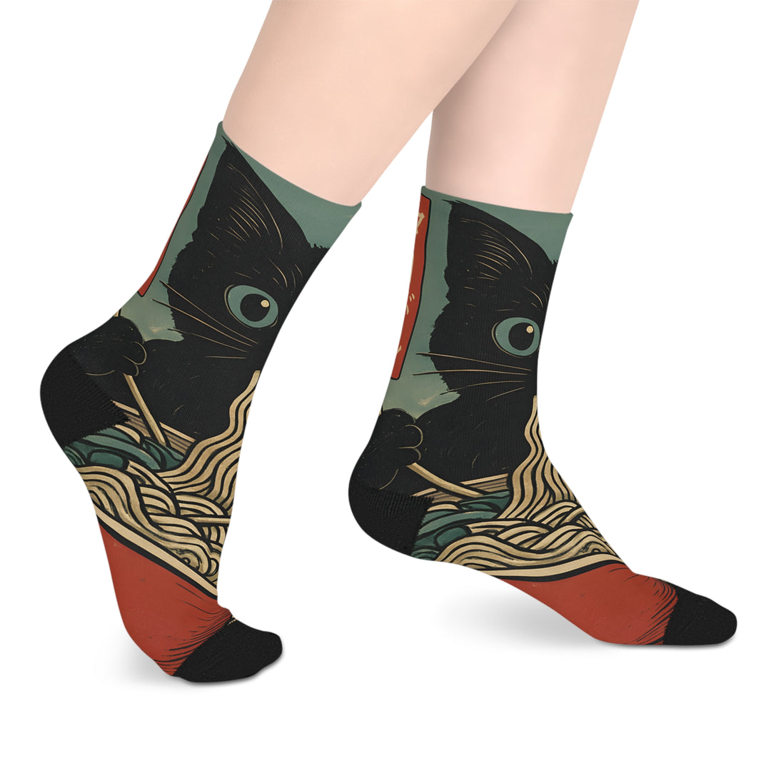 Ramen Cat Socks