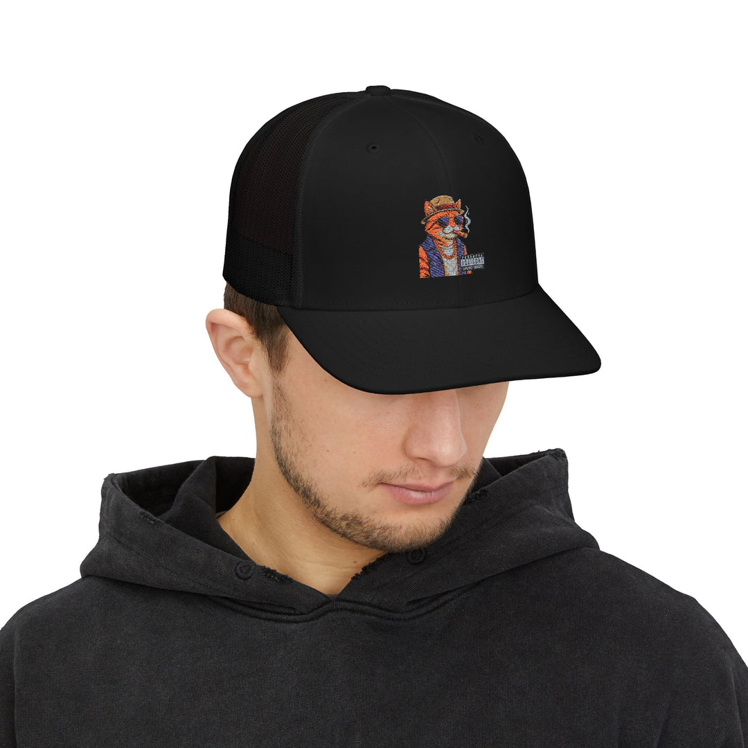 Paw-some Embroidered Snapback Trucker Cap, Dog Lover Hat, Pet Owner Gift, Animal Lover Cap, Casual Style, Unique Headwear