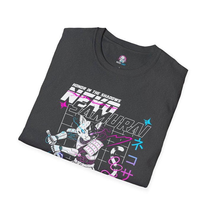 Neko Samurai Graphic T-Shirt
