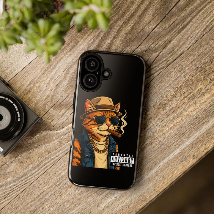 Parental Advisory Cat Phone Case