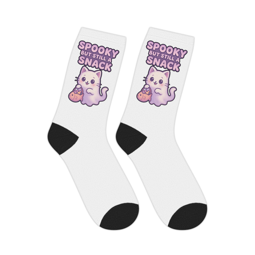 Spooky Cat Snack Socks