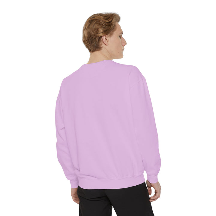 Cute Cat Character Sweatshirt Featuring a Whimsical Feline in a Cheerful Anime Inspired Pose for Fans of Unique Graphics Animal Lover Apparel Fun Fashion Casual Wear