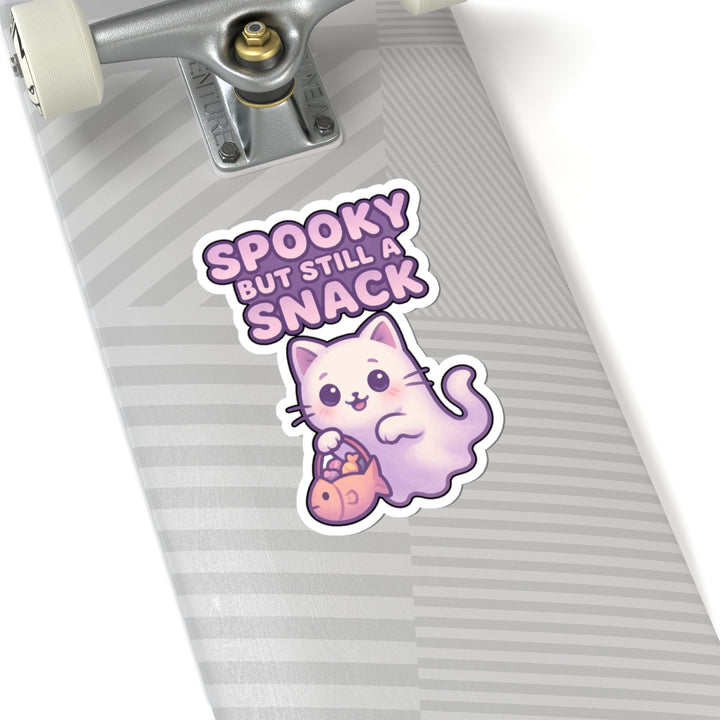 Cute Spooky Cat Stickers, Halloween Decor, Laptop Decals, Fun Gift for Cat Lovers, Whimsical Accessories