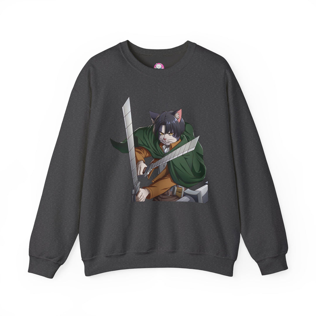 Anime-Inspired Cat Warrior Crewneck Sweatshirt, Cozy Unisex Sweatshirt, Gift for Anime Lovers, Perfect for Fall and Winter, Cute [...]
