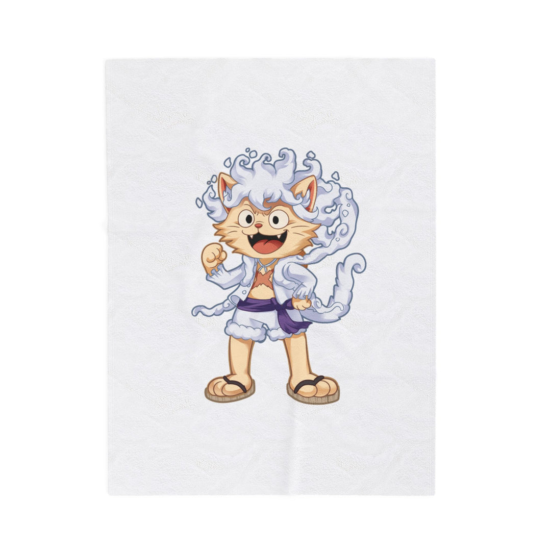 Luffy Cat Plush Blanket