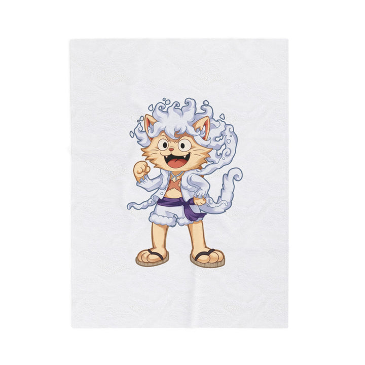 Luffy Cat Plush Blanket