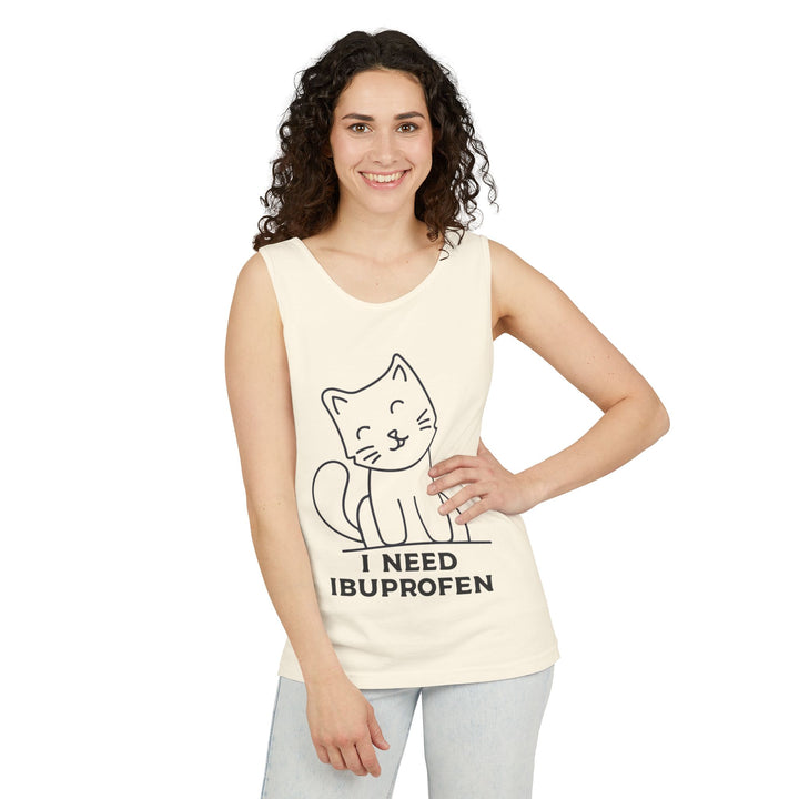 Funny Cat Tank Top, Summer Tee, Gifts for Cat Lovers, Cute Animal Apparel, Relaxing Casual Wear, Women's Funny Shirt