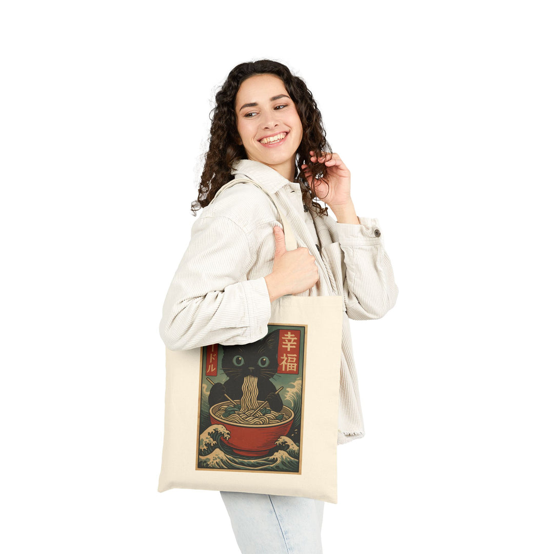 Kawaii Cat Tote Bag, Cute Cotton Canvas, Eco-Friendly Shopping Bag, Gift for Cat Lovers, Artsy Market Bag, Perfect for Everyday Use, [...]