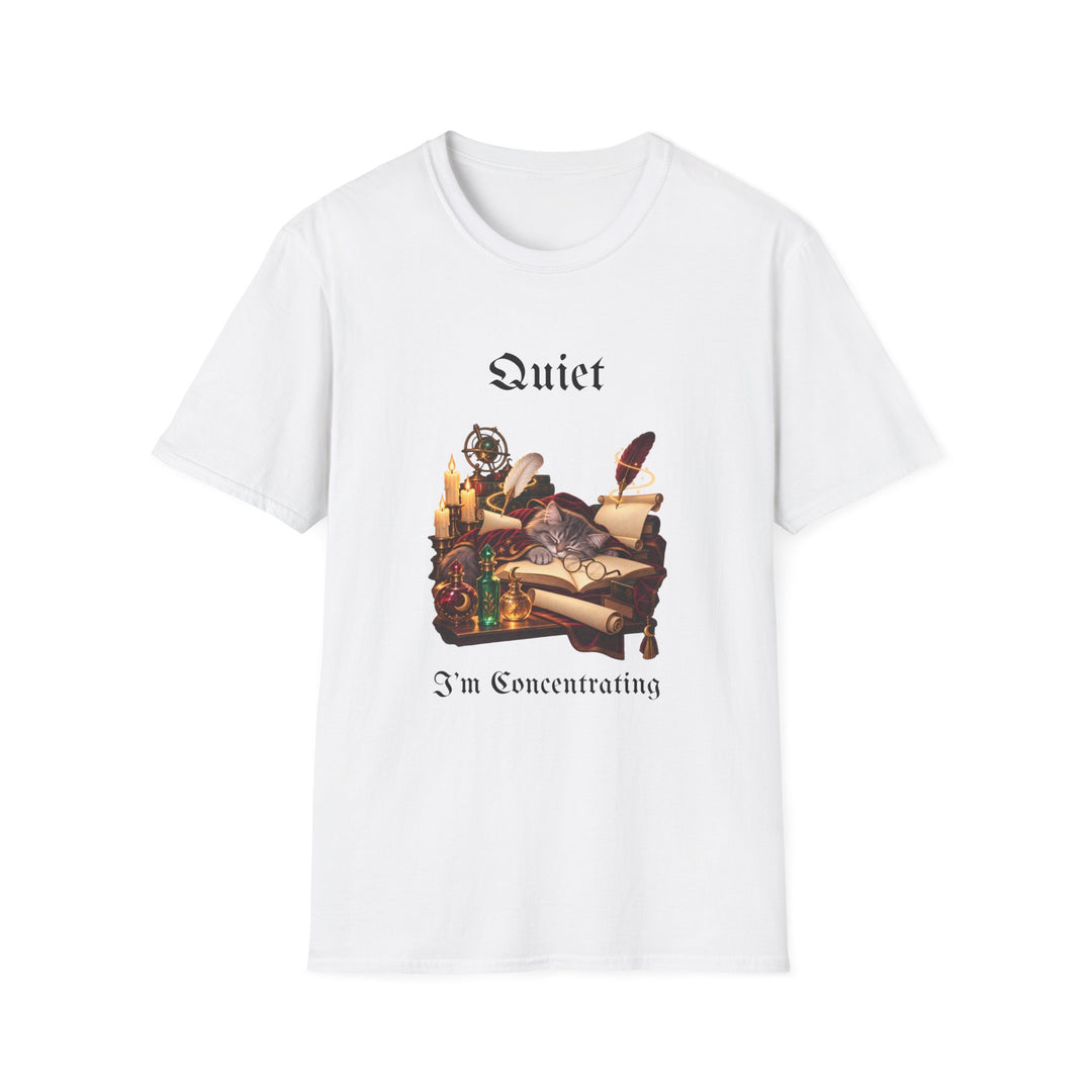 Wizard Homework Club Cat T-Shirt