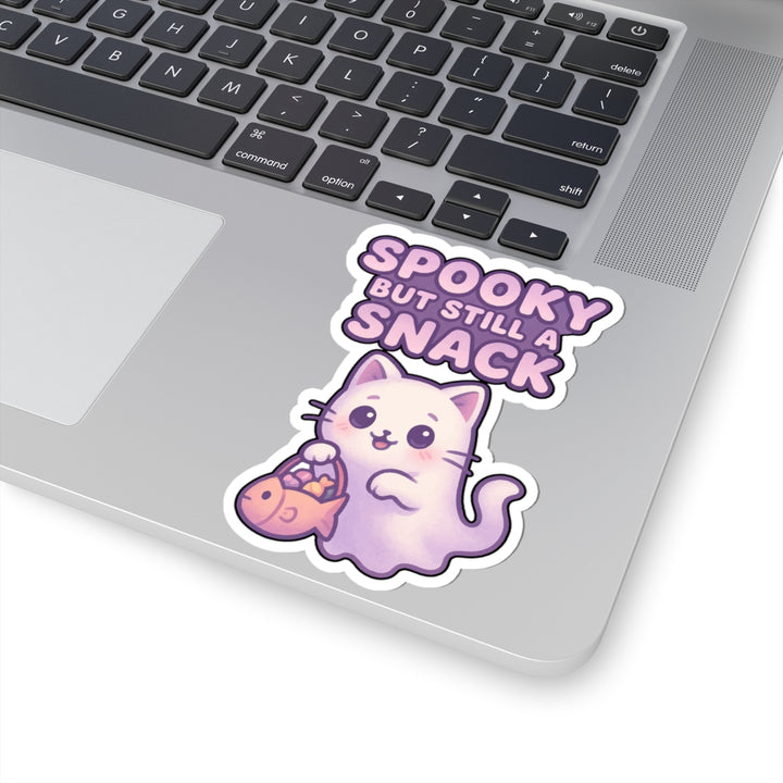 Cute Spooky Cat Stickers, Halloween Decor, Laptop Decals, Fun Gift for Cat Lovers, Whimsical Accessories