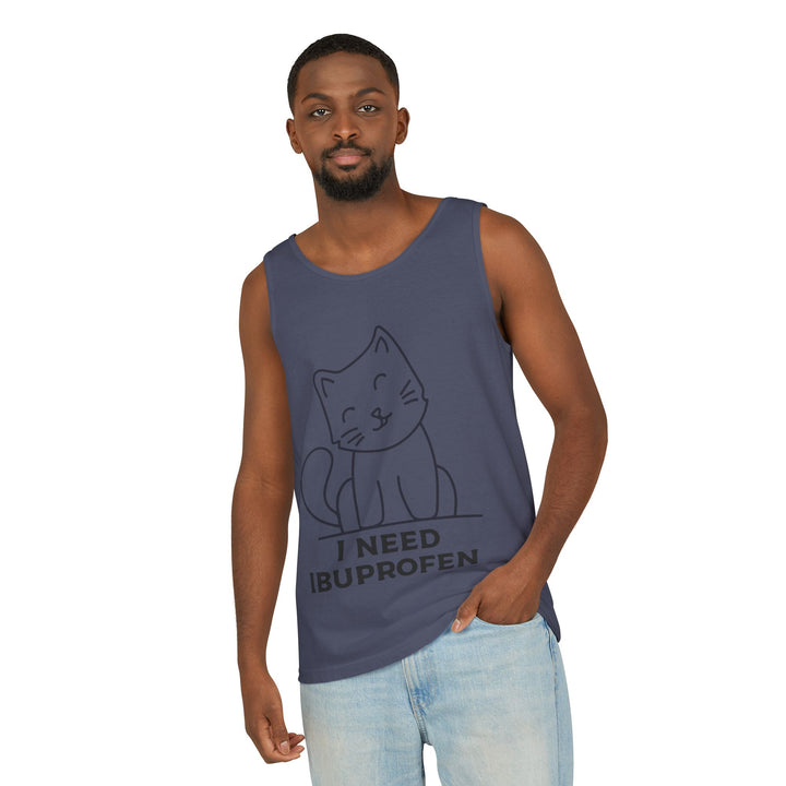 Funny Cat Tank Top, Summer Tee, Gifts for Cat Lovers, Cute Animal Apparel, Relaxing Casual Wear, Women's Funny Shirt
