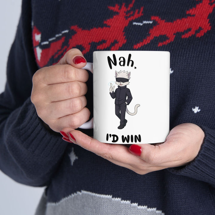 Funny Cat Themed Ceramic Mug - Perfect Gift for Cat Lovers, Coffee Lovers, Pet Parents, Birthday, and Holidays