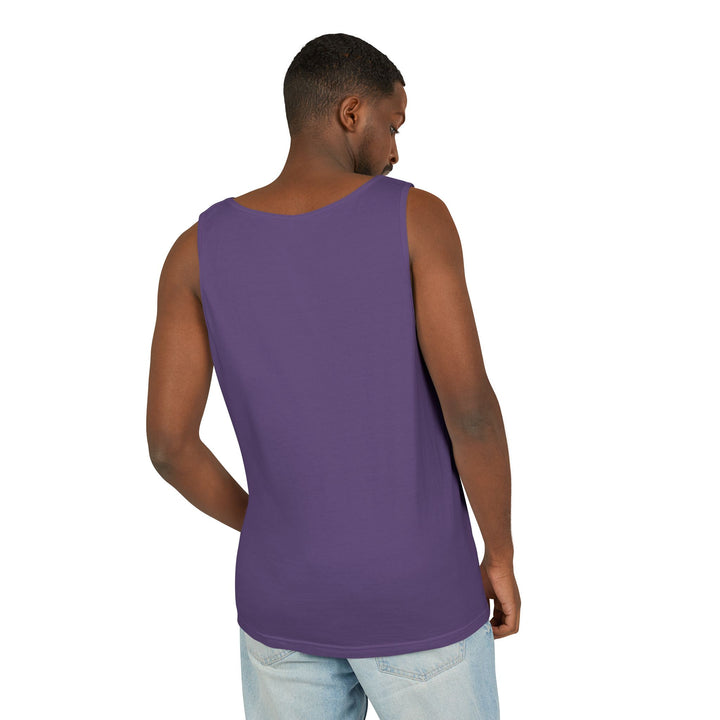 Sunset Cat Tank Top, Unisex Summer Top, Beachwear, Casual Workout Shirt, Gift for Cat Lovers