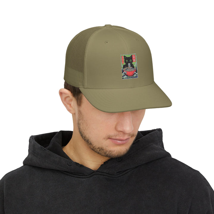 Cat-Themed Snapback Trucker Cap, Perfect for Pet Lovers, Unique Gift for Cat Owners, Summer Style Hat, Fun Accessory for Outdoor Events