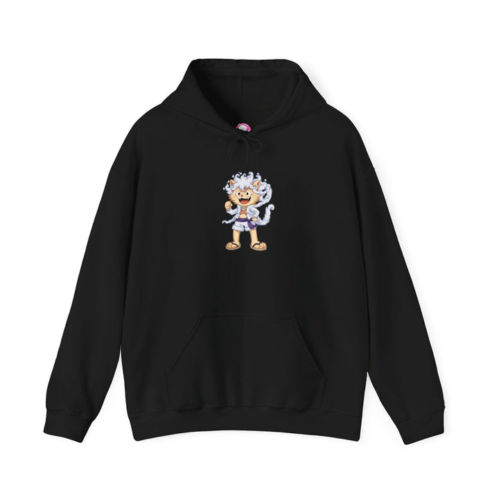 Anime Cat Luffy Gear 5 Hoody